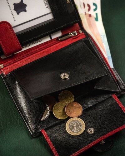 oryginalny, skórzany portfel męski na zatrzask - rovicky na Arena.pl