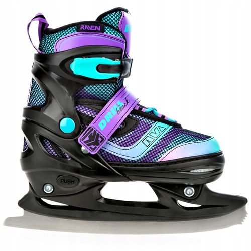 Rolki Łyżwy figurowe 2w1 Regulowane RAVEN Drill Violet/Mint 34-37 na Arena.pl