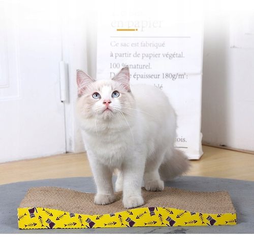 Drapak Dla Kota Legowisko Kartonowy Lodka 45cm - Wygodny, Stabilny, Eko na Arena.pl