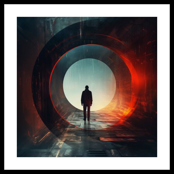 Plakat 50x50cm Portal do Świata zdjęcie 3