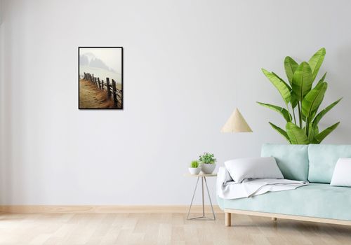 Plakat 42x59,4cm Spowity Mgłą na Arena.pl