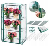 SZKLARNIA OGRODOWA DOMOWA MAŁA MINI FOLIAK NA BALKON OGRÓD TARAS BALKONOWA