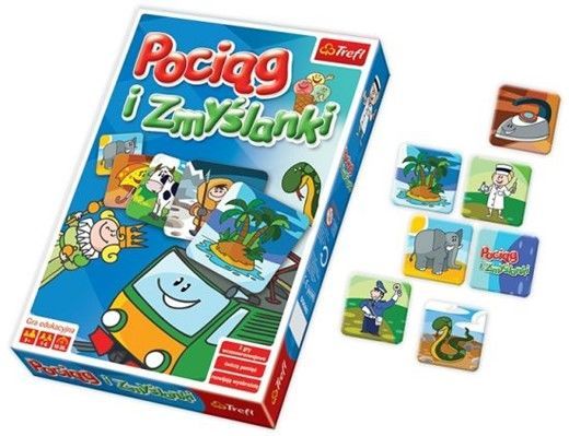 TREFL 00680 POCIAG I ZMYSLANKI Gra NOWOSC zdjęcie 1