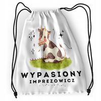 Plecak Imprezowicza Sportowy Szkolny Worek Torba Z Nadrukiem Ze Zdjęciem