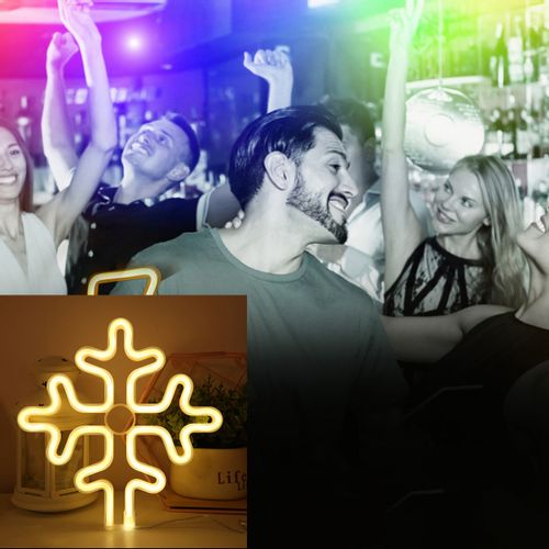 Neon Led Heckermann Wiszący Śnieżynka 1 na Arena.pl