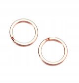 Kółka Płaskie do Kluczy do Breloczka Gold Rose Miedziany kolor 2 sztuki Hit