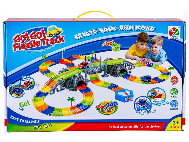 Tor Wyścigowy, Samochodowy 240 Elementów zdjęcie 2