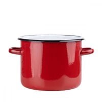 GARNEK EMALIOWANY EMALIA RYBNIK CZERWONY 20 CM 4,5 L