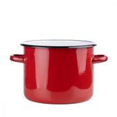 GARNEK EMALIOWANY EMALIA RYBNIK CZERWONY 20 CM 4,5 L