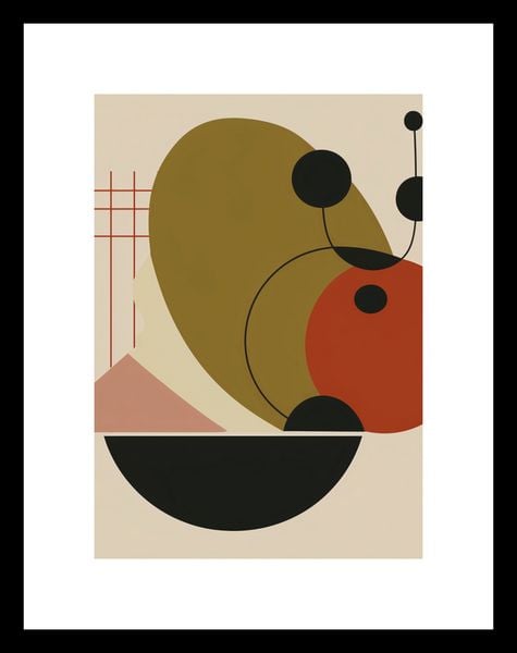 Plakat 29,7x42cm Geometryczny Balans zdjęcie 3
