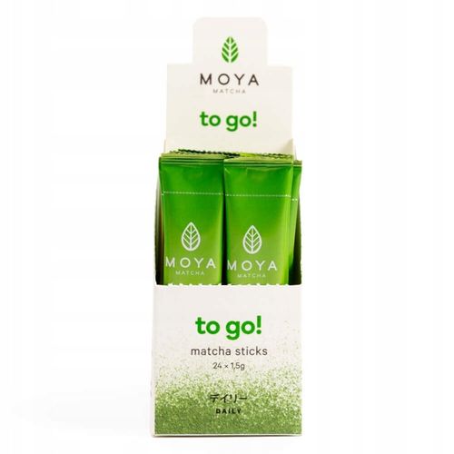 Moya Matcha Codzienna TO GO! 24 saszetki japońskiej bio herbaty matcha na Arena.pl