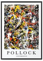 Plakat Pollock Convergence 40x50 cm w czarnej ramie
