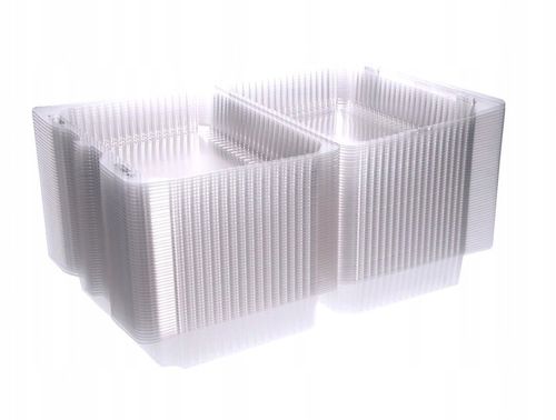 50x Pudełka cukiernicze 1,75 L pojemniki plastikowe na Ciasto Tort na Arena.pl