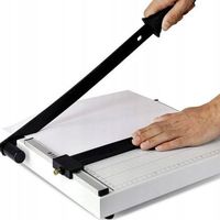 METALOWA GILOTYNA DO CIĘCIA PAPIERU WZMOCNIONA A4 A5 OBCINARKA PRECYZYJNA
