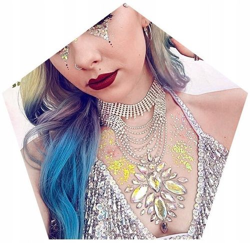 Żel brokatowy hologram brokat do twarzy 50ml Nr1 na Arena.pl