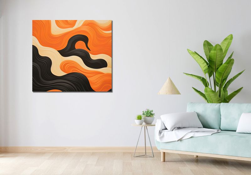 Obraz 100x90cm Dzień spotyka Noc zdjęcie 2