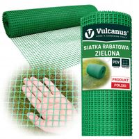 Siatka Plastikowa Rabatowa 0,6x10m Ogrodzeniowa PVC Wzmacniana Zielona