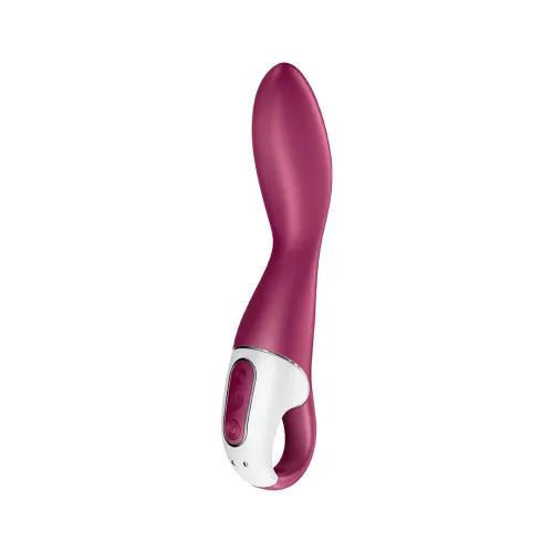 satisfyer heated thrill - zakrzywiony model z funkcją podgrzewania na Arena.pl