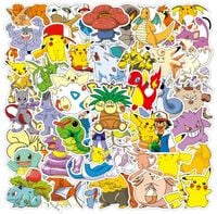 NAKLEJKI POKEMON ANIME ASH PIKACHU MOTYWACYJNE