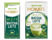 Pyszna Matcha Latte Instant w Proszku Japońska Zielona Herbata 5szt. Mokate