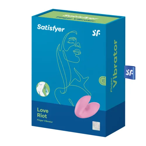 satisfyer riot finger - silikonowy model na palec, ładowalny ipx7 na Arena.pl