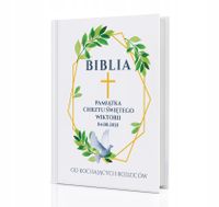 Biblia dla dziecka PREZENT na CHRZEST pamiątka Chrztu+ NADRUK DEDYKACJI