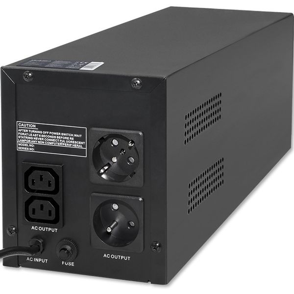 Qoltec Zasilacz awaryjny UPS 1200VA 720W zdjęcie 8
