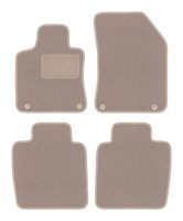 Dywaniki welurowe LUX beżowe DS. 9 2020- sedan z mocowaniami