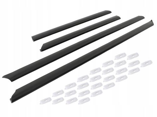 Listwy Drzwi Boczne Dolne i Spinki Zestaw Komplet do Audi A4 B5 95- na Arena.pl