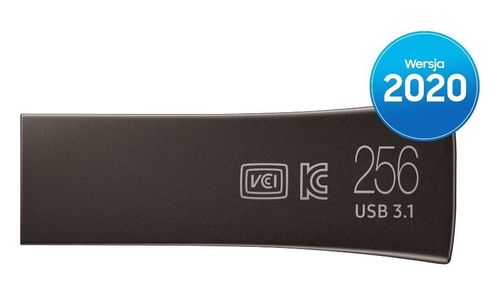 Samsung Pendrive BAR Plus USB3.1 256 GB Titan Gray na Arena.pl