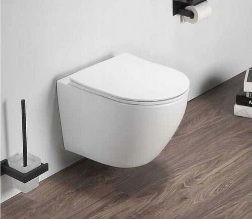 VELDMAN Biała miska WC Rimless TORNADO VILA deska slim premium na Arena.pl