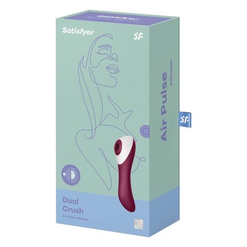 wibrator masażer powietrzny satisfyer dual crush na Arena.pl