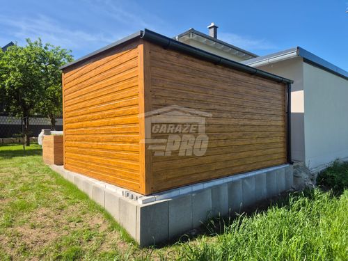 Schowek Domek Ogrodowy 4x2,5m drzwi okno dach rynna GP612 na Arena.pl