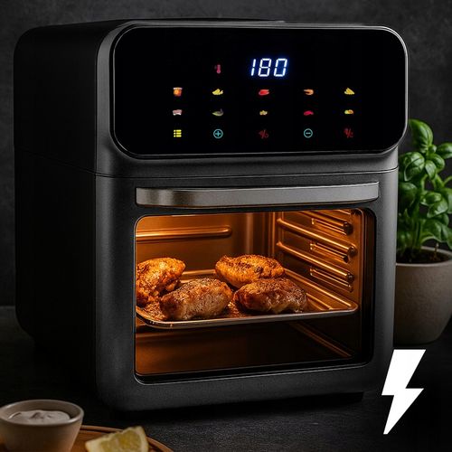 FRYTKOWNICA BEZTŁUSZCZOWA AIR FRYER 8,5L PIEKARNIK 1350W 10 TRYBÓW na Arena.pl