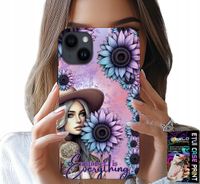 ETUI DO IPHONE 14 - KOBIETA W SŁONECZNIKACH, KOBIECE WZORY