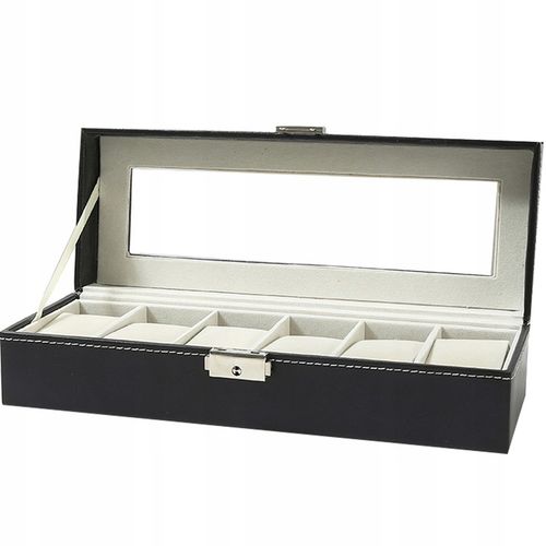 SZKATUŁKA NA ZEGARKI PUDEŁKO ORGANIZER BIŻUTERIĘ na Arena.pl