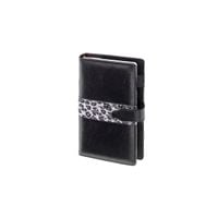 notes notatnik czarny a6 w linię z wymiennym wkładem 200 stron drops