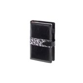 notes notatnik czarny a6 w linię z wymiennym wkładem 200 stron drops