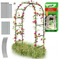 Pergola OGRODOWA ŁUK na róże kwiaty 240cm pergola na ŚLUB ŚCIANKĘ PRZEJŚCIE