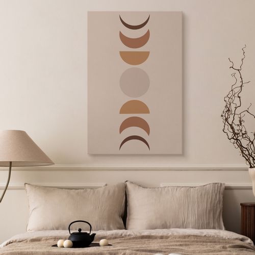 Obraz Na Płótnie Do Salonu Słońce Księżyc Abstrakcja Styl Boho 40cm x 60cm na Arena.pl