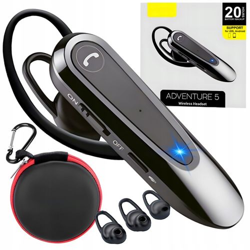 BEZPRZEWODOWA SŁUCHAWKA DO ROZMÓW DO UCHA BLUETOOTH MIKROFON DLA KIEROWCÓW na Arena.pl