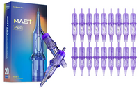 MAST PRO 20 szt Kartridże Igły DO Tatuażu MIX CIENI TATTOO różne makijażu