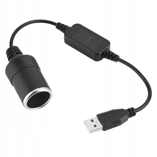 ADAPTER KONWERTER USB GNIAZDO ZAPALNICZKI 12V na Arena.pl