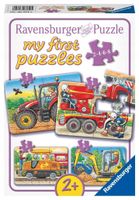 Edukacyjna UKŁADANKA Zestaw Puzzli PUZZLE Rozwijające Motorykę SAMOCHODY
