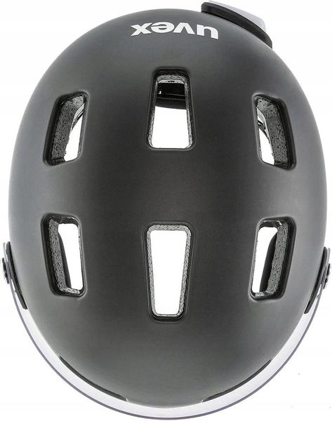 Kask Uvex Rush Visor srebrny r. 55-58 cm zdjęcie 6