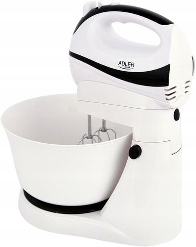 MIKSER RĘCZNY ROBOT KUCHENNY Z OBROTOWĄ MISĄ 3L 550W 5 PRĘDKOŚCI 2 na Arena.pl