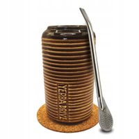 Zestaw Yerba Mate Matero Drive Miodowe Bombilla Podkładka