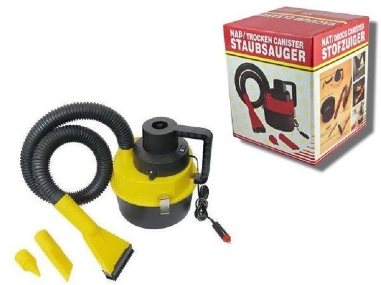 DUŻY ODKURZACZ SAMOCHODOWY 12V 100W + 3 KOŃCÓWKI zdjęcie 1