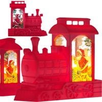 Ozdoba led lokomotywa świecąca świąteczna dekoracja prezent na święta