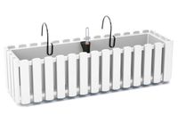 Skrzynka Balkonowa, Doniczka Do Ogrodu, Biała, Boardee Fencycase, 10L